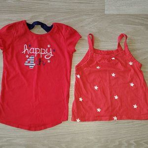 Girls 4th of July Shirts